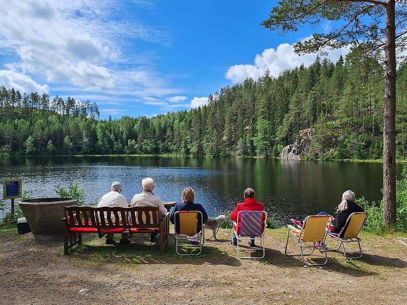 Utsikt över en sjö