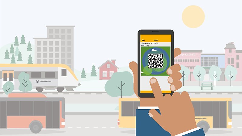 Digital vårdbiljett ska få fler att ta buss eller tåg till vårdbesöket