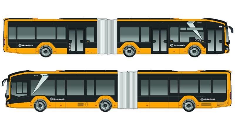 Designen på den nya bussen MAN Lion´s City 18.