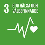 Globala mål 3: God hälsa och välbefinnande.