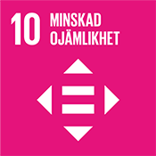 Globala mål 10: Minskad ojämlikhet.