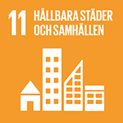 Globala mål 11: Hållbara städer och samhällen.