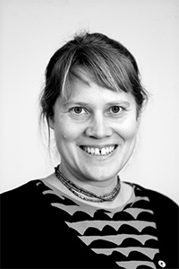 Svartvit bild av Liv Midboe