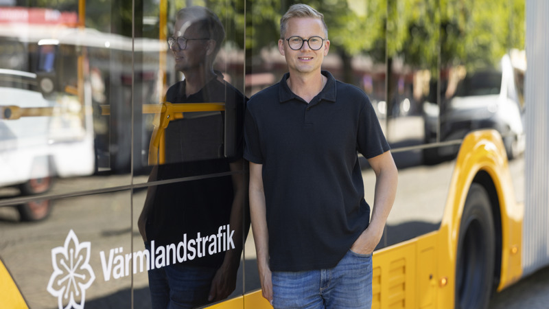 Hej, David Widlund, marknadschef för Värmlandstrafik!