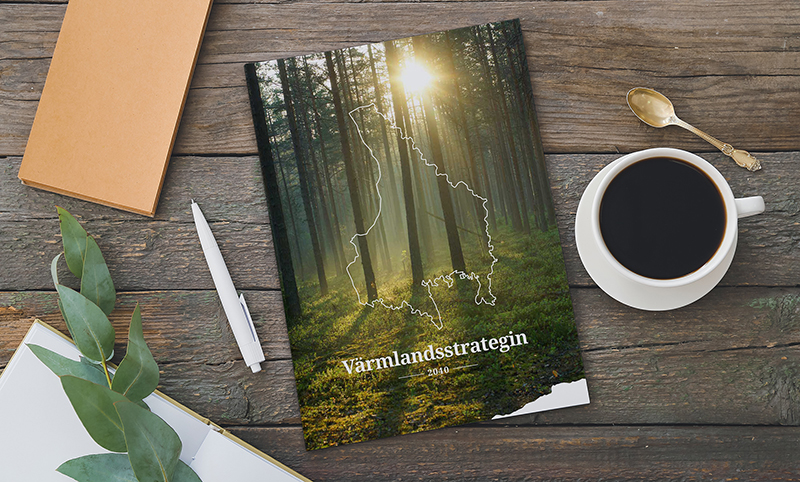 Foto på Värmlandsstrategidokumentet.