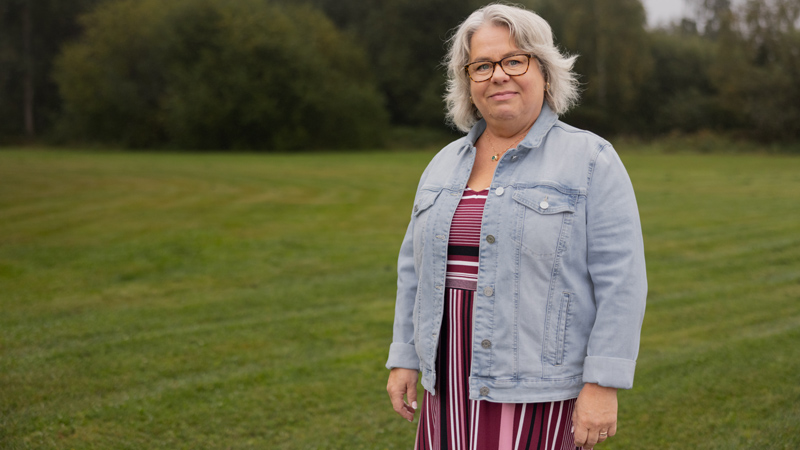 Sofia arbetar som regional utvecklingsledare