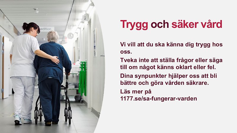 Trygg och säker vård